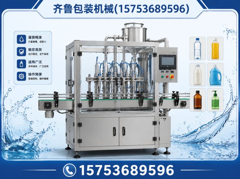 临朐县白酒灌装机展示图